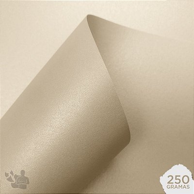 Papel Color Pop Luminous - Mimo - Areia - 250g - 30,5x30,5cm