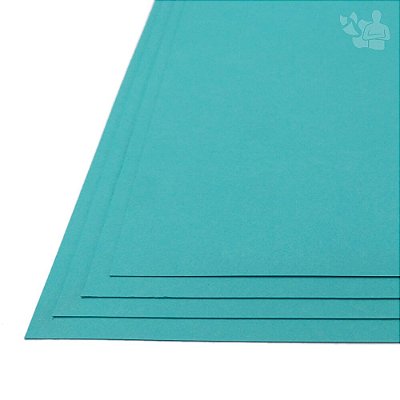 Papel Color Plus - Aruba - Tiffany - 180g - A4 - 210x297mm