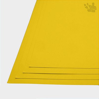 Papel Color Pop - Mimo - Amarelo Sol - 180g - A4 - 210x297mm