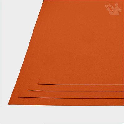 Papel Color Pop - Mimo - Laranja Puro - 180g - A4 - 210x297mm