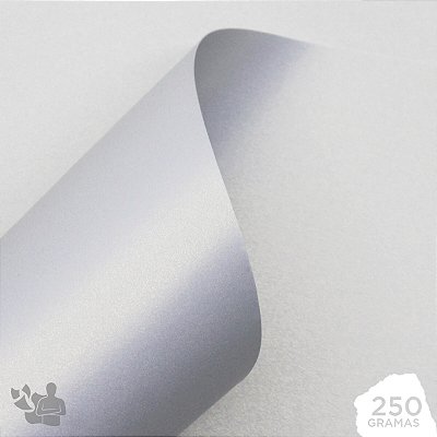 Papel Color Pop Luminous - Mimo - Branco - 250g - 30,5x30,5cm