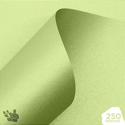 Papel Color Pop Luminous - Mimo - Verde Salada - 250g - 30,5x30,5cm