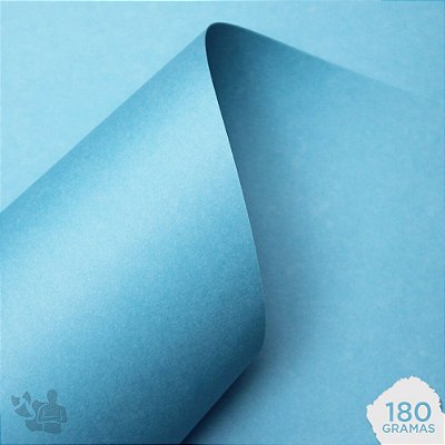 Papel Color Plus - Bahamas - Azul Turquesa - 180g - A4 - 210x297mm