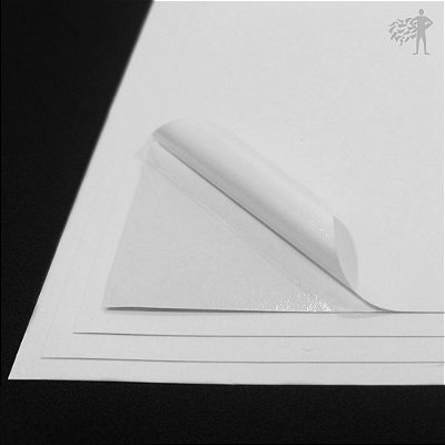 Papel Adesivo Branco Fosco - A3 - 297x420mm