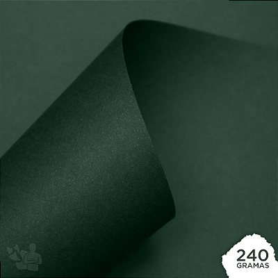 Papel Color Plus - Santiago - Verde Escuro - 240g