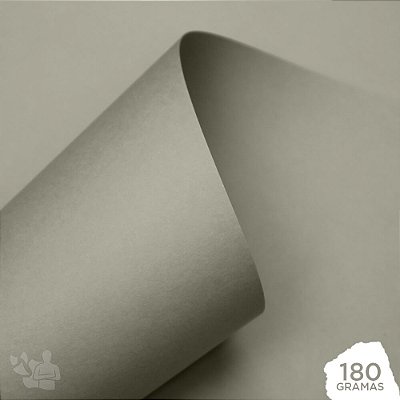 Papel Color Plus - Roma - Cinza Claro - 180g