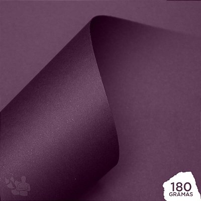 Papel Color Plus - Mendoza - Vinho - 180g