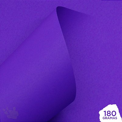 Papel Neon Plus - Roxo - 180g