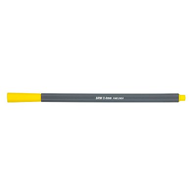 Caneta Hidrográfica - Fineliner BRW - 0,4mm - Amarelo