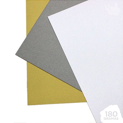 Kit Papel Perolizado - Luxo - 180g