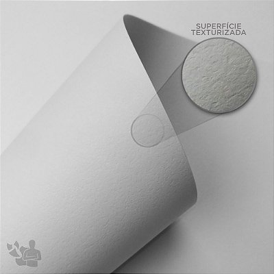 Papel Adesivo Branco Fosco - Texturizado