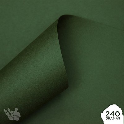 Papel Kraft - Card Plus Green - 240g - A4 - 210x297mm