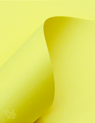 Papel Offset Colorido - Amarelo - 180g - A4 - 210x297mm