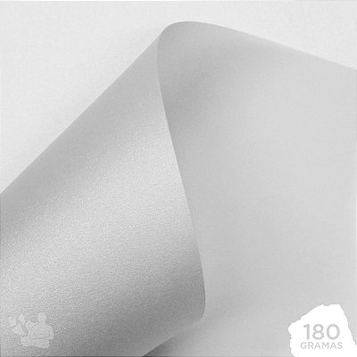 Papel Vegetal Perolizado - Branco - 180g - A4 - 210x297mm