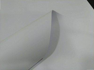 Vinil Adesivo Branco Fosco/Matte - 135g - Importado - Laser - Resistente à Água - A4 - 210x297mm