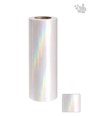 Bopp Holográfico para Laminação a quente - 25 Micras - 32cm x 50metros