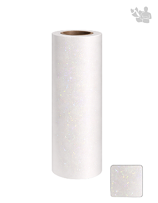 Bopp Holográfico Glitter para Laminação a quente - 25 Micras - 22cm x 50metros