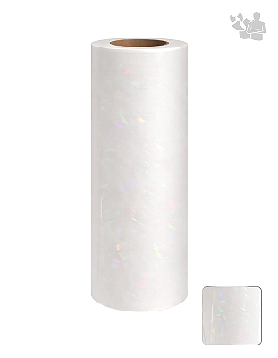 Bopp Holográfico Diamante para Laminação a quente - 25 Micras - 32cm x 50metros