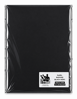 Papel Burano Black Nero - 180g