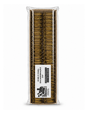 Wire-o para Encadernação - 7/8" - Passo 2x1 - Dourado
