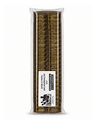 Wire-o para Encadernação - 3/4" - Passo 2x1 - Dourado