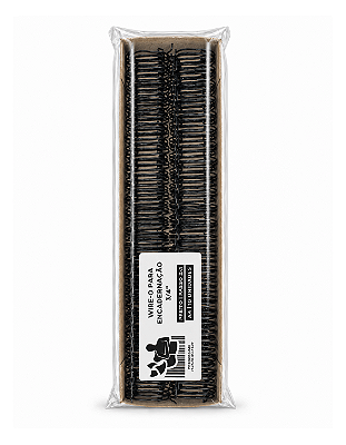 Wire-o para Encadernação - 3/4" - Passo 2x1 - Preto