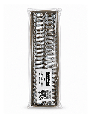 Wire-o para Encadernação - 5/8" - Passo 2x1 - Branco