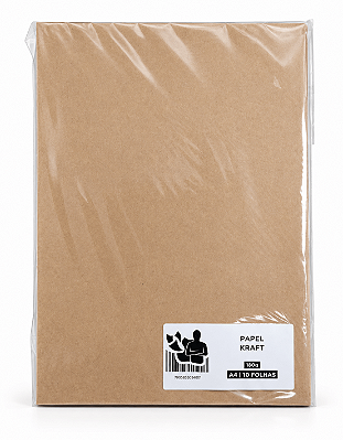Papel Kraft - 180g - A4 - 210x297mm