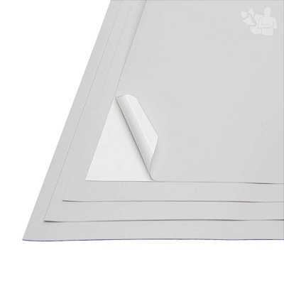 Vinil Adesivo Branco Fosco - Laser - Tradicional - A3 - 297x420mm