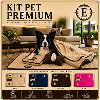 Coberdrom Pet Dupla Face 3 pçs