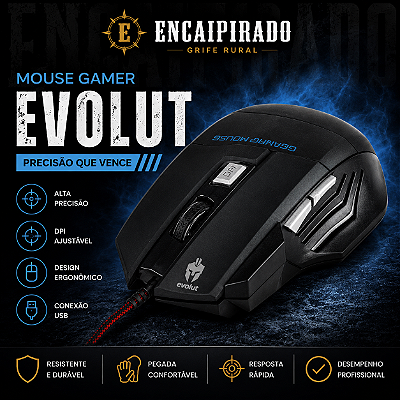 Mouse Evolut Eg-103rb Rgb 2400 Dpi 06 Botoes