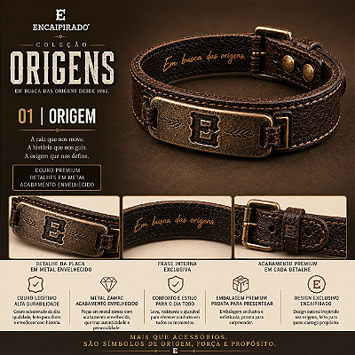 Pulseira Encaipirado Origens - ORIGEM