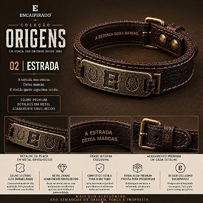 Pulseira Encaipirado Origens - ESTRADA
