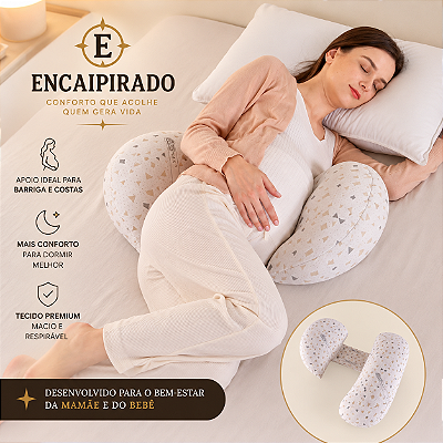 Travesseiro para gestante almofada de grávida regulável
