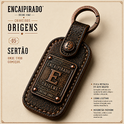 Chaveiro Encaipirado Origens - SERTÃO