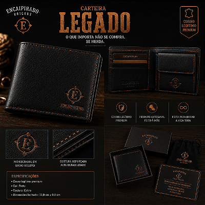Carteira Encaipirado Origens - LEGADO