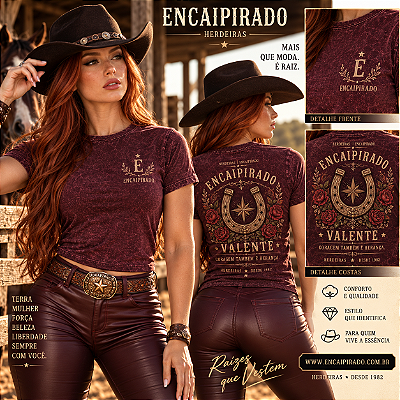 Camiseta Encaipirado Herdeiras - VALENTE