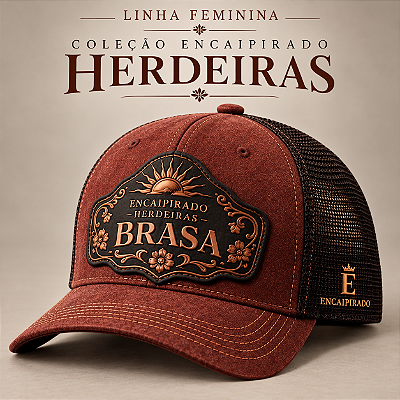 Bonés Encaipirado Herdeiras - BRASA