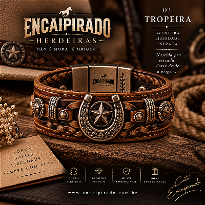 Pulseira Encaipirado Herdeiras - TROPEIRA