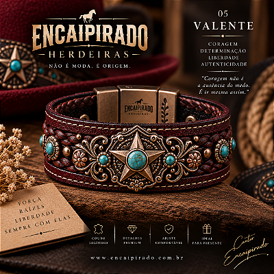 Pulseira Encaipirado Herdeiras - VALENTE