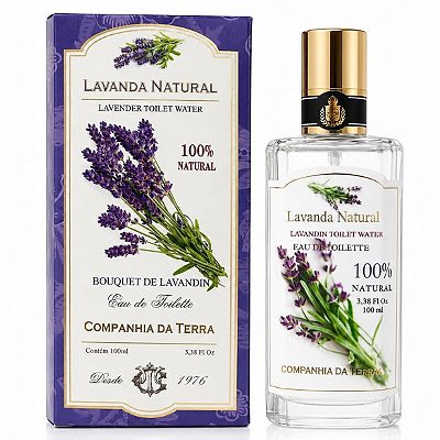 EAU de Toillete Lavanda 100ml / Água de Lavanda Companhia da Terra