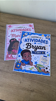 Caderno infantil personalizado