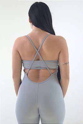 Macacão Essence Flare – Cinza DIJU