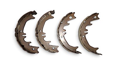 Conjunto de sapatas de freio traseiro