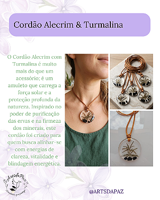Cordão Alecrim & Turmalina