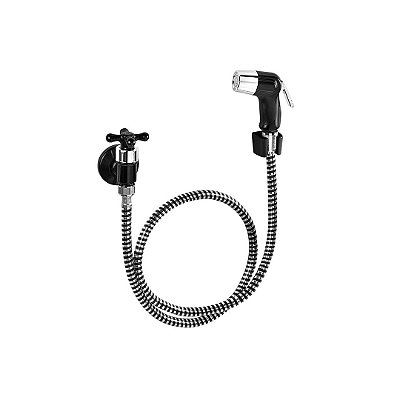 Ducha Higiênica Viqua Cromado e Preto