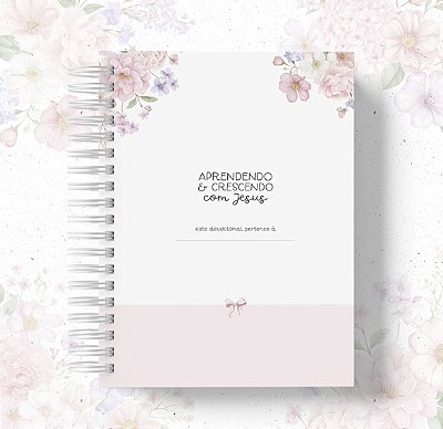 Devocional Infantil Feminino Crescendo e Aprendendo com Jesus