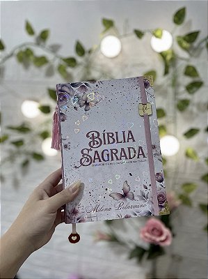 Bíblia Média ARC - Letra Média - Borboletas Florida