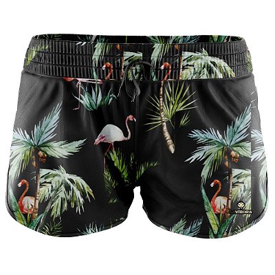 Shorts Praia Feminino Estampado LaVíbora - Tropical