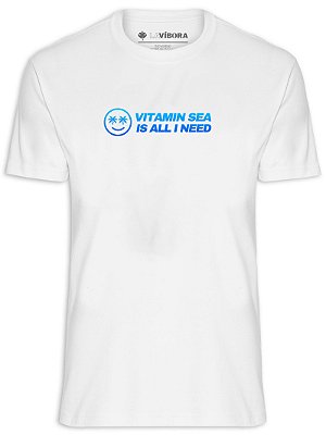 Camiseta Masculina Malha Algodão Estampada - Vitamin Sea